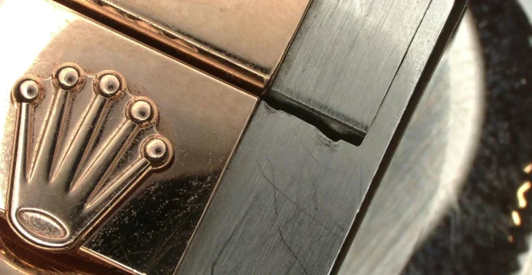 Scratches on Rolex watches