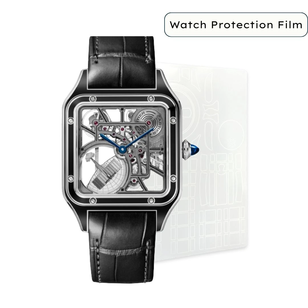 cartier santos dumont whsa0044 large watch protection film