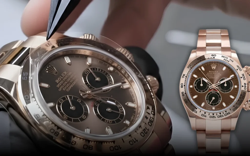 protection film apply to a watch case